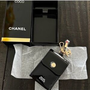 Chanel Makeup Black Patent Lipstick holder GWP